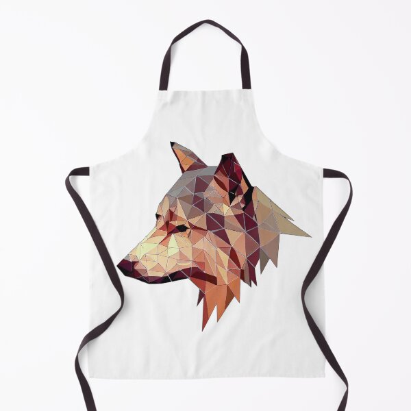Item preview, geometric colorful wolf designed and sold by Fantes.
