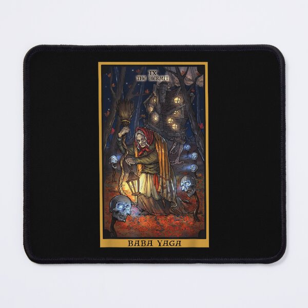 Item preview, Baba Yaga The Hermit Tarot Card  designed and sold by KristenFortner.