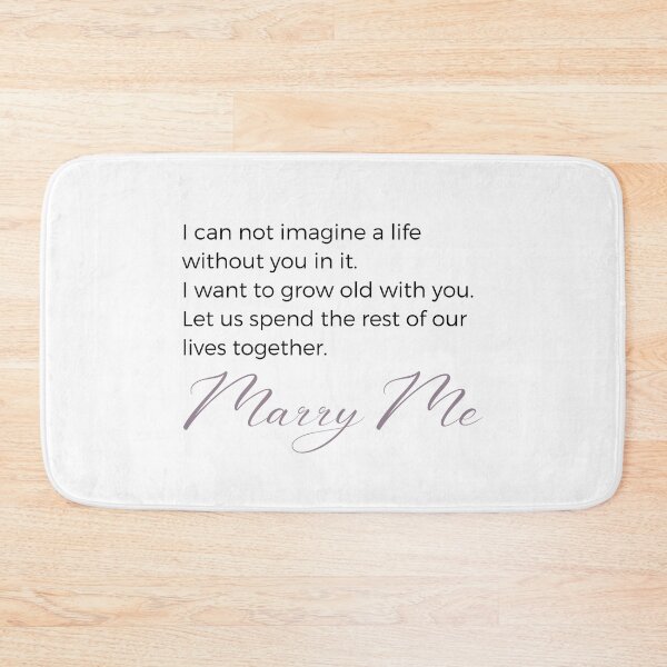 Item preview, Marry Me "I can not imagine a life without you" Beautiful Wedding Proposal  Sticker designed and sold by MuditasEyes.