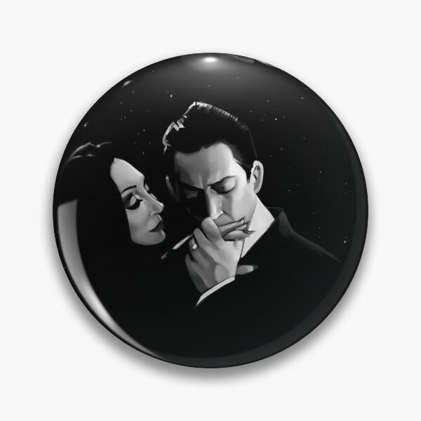 Item preview, Gomez and Morticia Addams Art Print 	 designed and sold by neeqyxwwl87.