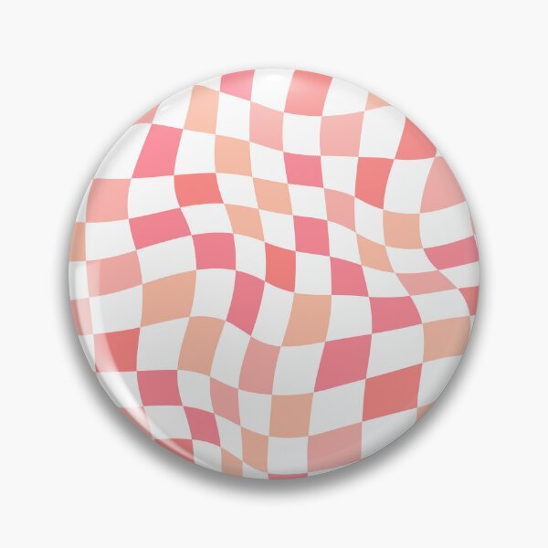 Item preview, Trippy Checks in Blush and Pink Tones on White designed and sold by kierkegaard.
