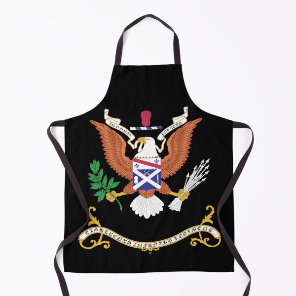 Item preview, Army - Regimental Colors - 18th Infantry Regiment  - IN OMNIA PARATUS - OLD ENGLISH TYPE X 300 designed and sold by Military Insignia Products.