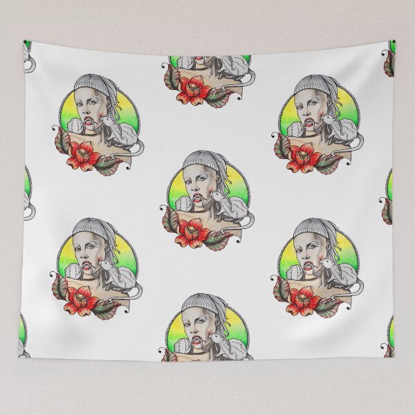 Item preview, Die Antwoord Yolandi Visser portrait neo traditional designed and sold by Kajper.