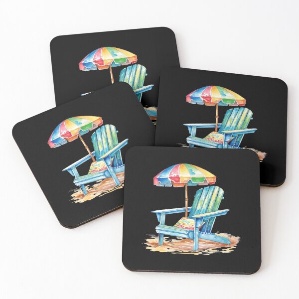 Item preview, I love Summer - Beach chair and Umbrella designed and sold by BudBrown.