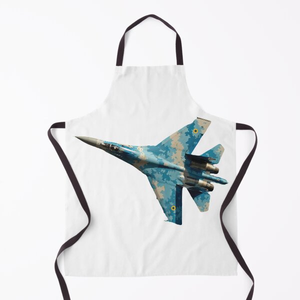 Item preview, Sukhoi Su 27 Flanker Fighter Jet top view turning left Russian Air Force designed and sold by AfterburnerOne.