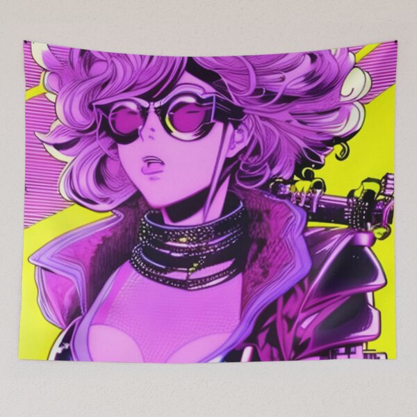 Item preview, Retro Anime Character designed and sold by KalipsoArt.