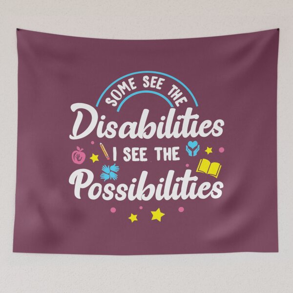 Item preview, Inspirational Special Ed Teacher 	 - Some See The Disabilities	 designed and sold by ivfumlvjp42.