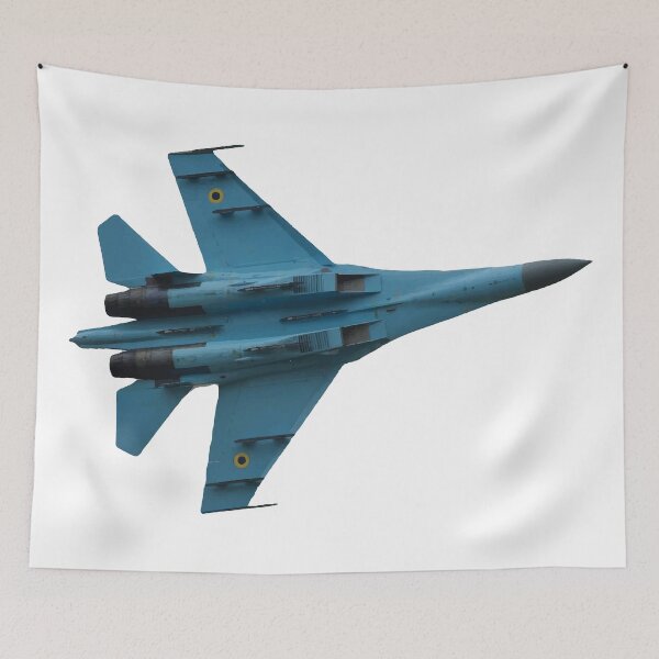 Item preview, Sukhoi Su 27 Flanker Fighter Jet underbelly turning left Russian Air Force designed and sold by AfterburnerOne.
