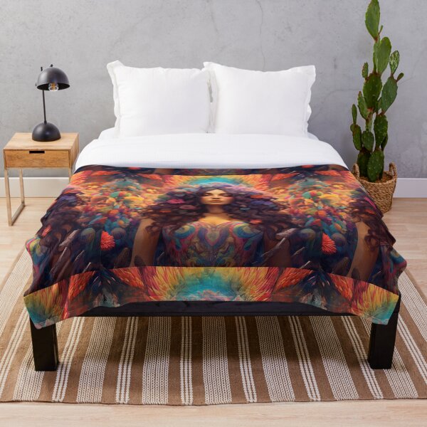 Item preview, Psychedelic Tapestry, Bedroom Wall Decor, Wall Hanging Trippy Tapestry, Trippy Room Decor, Aesthetic Wall Decor, Psychedelic Tapestry designed and sold by TileTango.