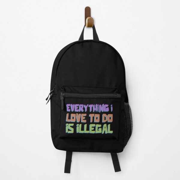 Item preview, Everything I Love To Do Is Illegal - Classic T shirt designed and sold by Rodayna Elnaggar.