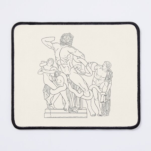 Item preview, LAOCOÖN AND HIS SONS-black line designed and sold by BEATRIZ ABAITUA.