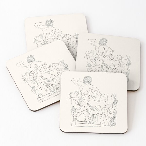 Item preview, LAOCOÖN AND HIS SONS-black line designed and sold by BEATRIZ ABAITUA.