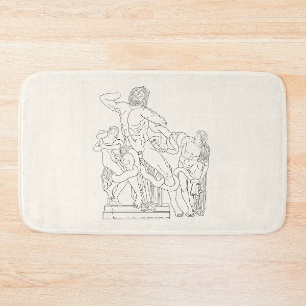 Item preview, LAOCOÖN AND HIS SONS-black line designed and sold by BEATRIZ ABAITUA.