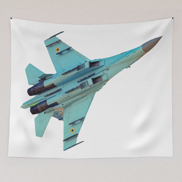 Item preview, Sukhoi Su 27 Flanker Fighter Jet underside turning left Russian Air Force designed and sold by AfterburnerOne.