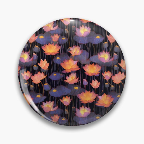 Item preview, Neon Lotus Forest Pattern  designed and sold by Viking-Samurai.