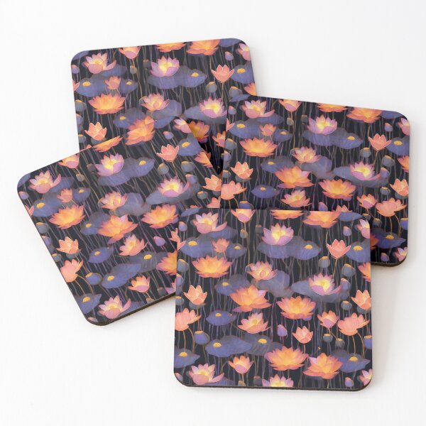 Item preview, Neon Lotus Forest Pattern  designed and sold by Viking-Samurai.