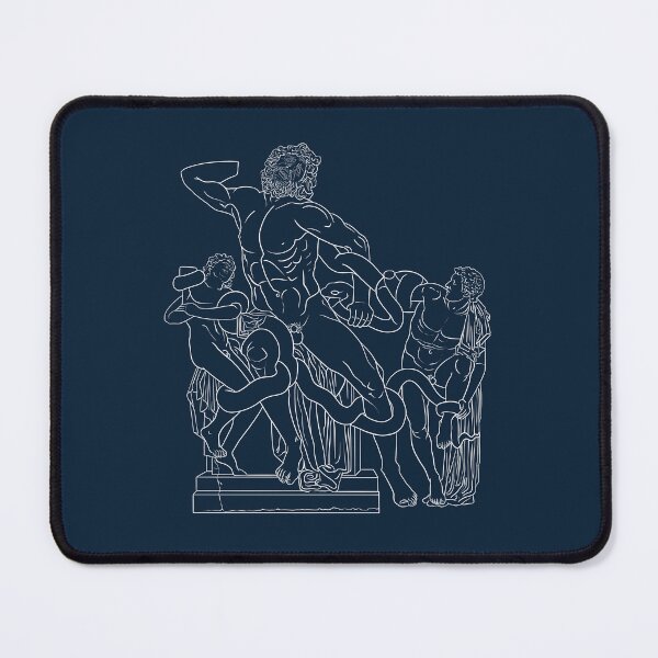 Item preview, LAOCOÖN AND HIS SONS-white line designed and sold by BEATRIZ ABAITUA.