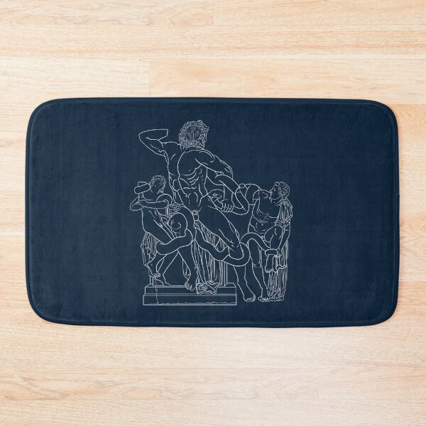 Item preview, LAOCOÖN AND HIS SONS-white line designed and sold by BEATRIZ ABAITUA.
