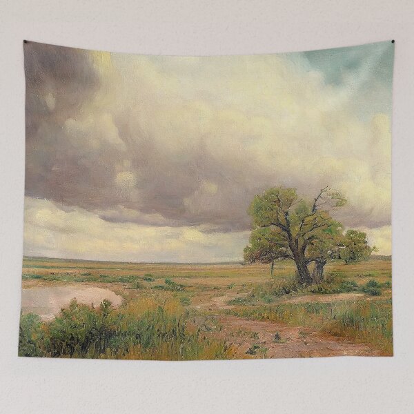 Item preview, Oklahoma Landscape Oil Painting designed and sold by ShowMePrints.