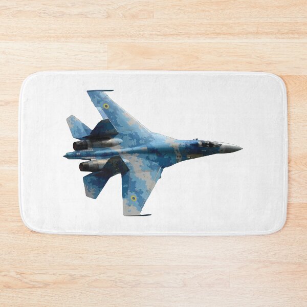 Item preview, Sukhoi Su 27 Flanker Multirole Fighter Jet turning right Russian Air Force designed and sold by AfterburnerOne.