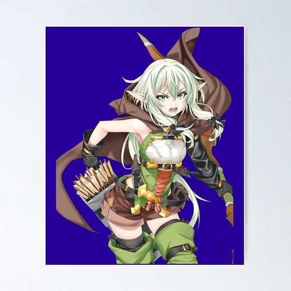 High Elf Archer character design comparison between LN, Manga