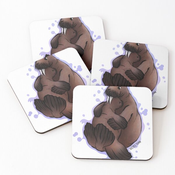Item preview, walrus love designed and sold by Ivette Toan.