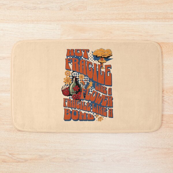 Item preview, Not fragile like a flower fragile like a bomb - Frida Kahlo | Vintage Style designed and sold by Tee-Craftify.