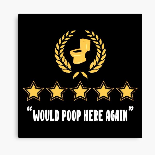 Artikel-Vorschau von 5-Sterne-Toilettenbewertung, designt und verkauft von ThunderboxArt.