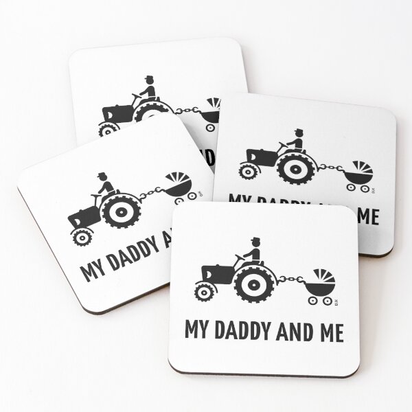 Item preview, My Daddy And Me (Tractor & Stroller / Buggy / Black) designed and sold by MrFaulbaum.