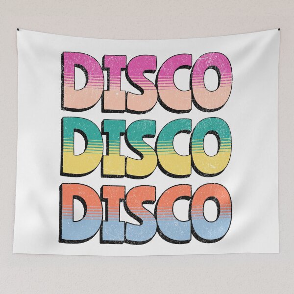 Item preview, Disco Disco Disco colorful text design  designed and sold by BattaAnastasia.