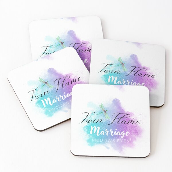 Item preview, Colorful "Twin Flame Marriage" Beautiful Wedding Proposal  Sticker designed and sold by MuditasEyes.
