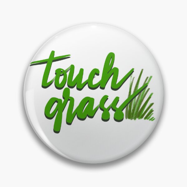 Item preview, Touch Grass | keep it real fun for stickers and more designed and sold by rose-michele.