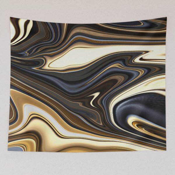 Item preview, Coffee liquid paint marble pattern designed and sold by 1Celery.