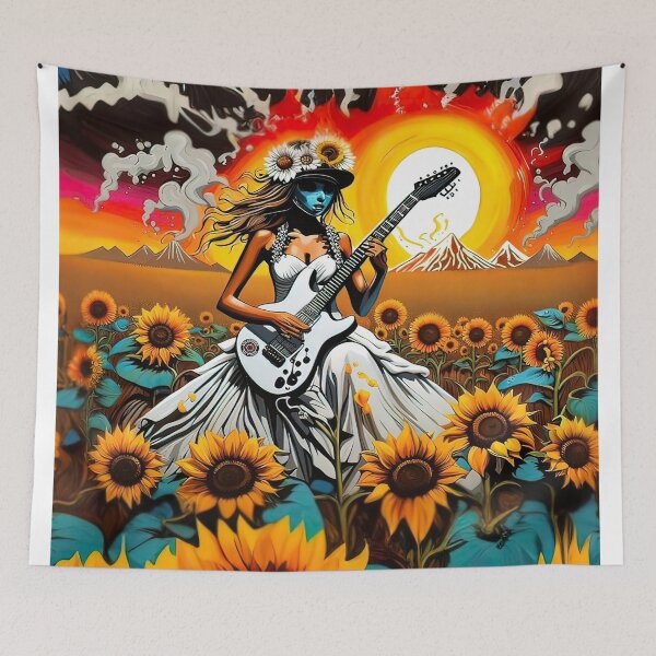 Item preview, Sunflower Jammin' - Eye Voodoo designed and sold by eyevoodoo.