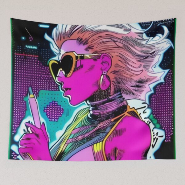 Item preview, Retro Anime Character designed and sold by KalipsoArt.