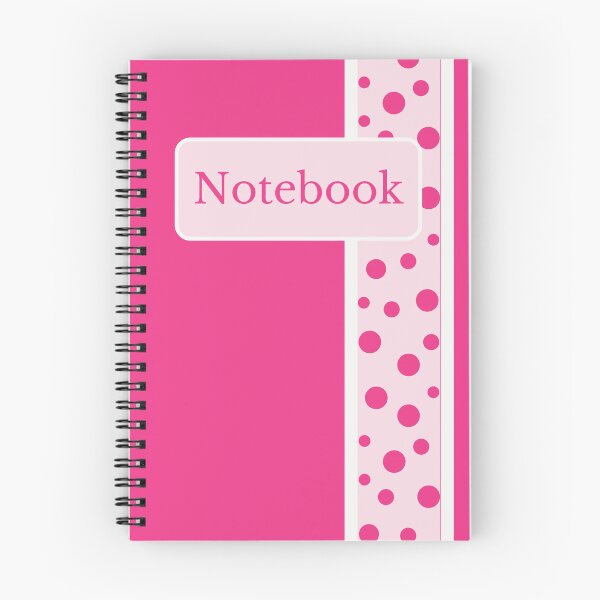 Item preview, Copy of Spanish white polka dot notebook designed and sold by Yesskathe.