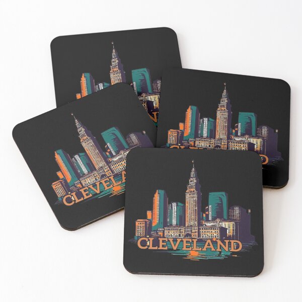 Item preview, Cleveland cityscape designed and sold by TomFrontierArt.