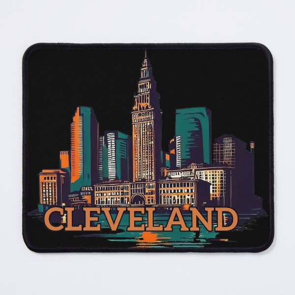 Item preview, Cleveland cityscape designed and sold by TomFrontierArt.