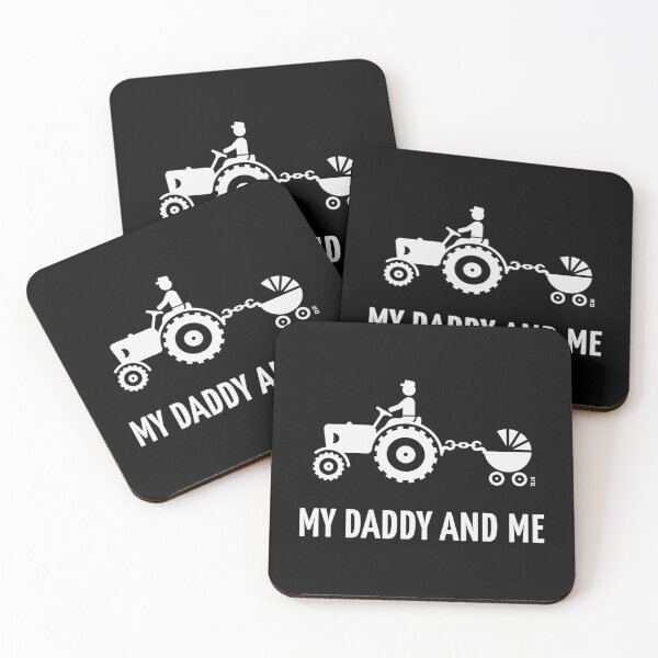 Item preview, My Daddy And Me (Tractor & Stroller / Buggy / White) designed and sold by MrFaulbaum.