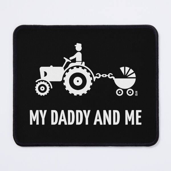 Item preview, My Daddy And Me (Tractor & Stroller / Buggy / White) designed and sold by MrFaulbaum.