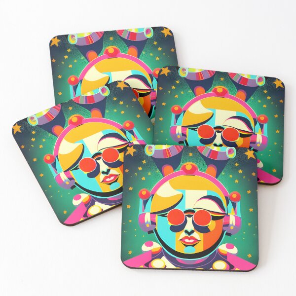 Item preview, Colorful Space Person Pop Art designed and sold by Angelandspot.