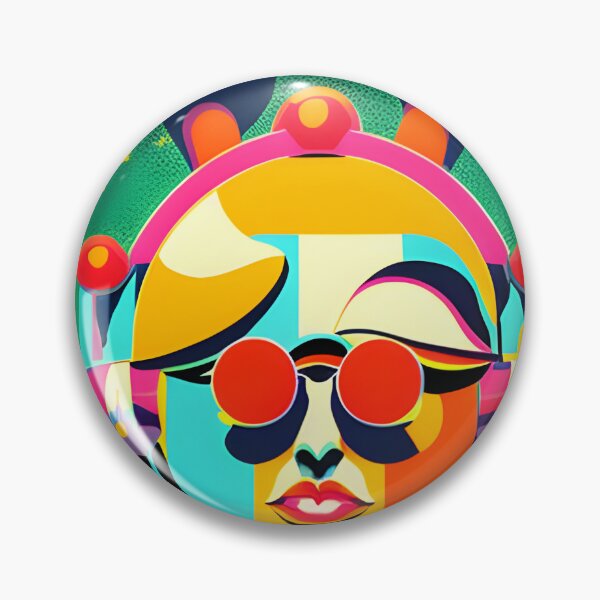 Item preview, Colorful Space Person Pop Art designed and sold by Angelandspot.