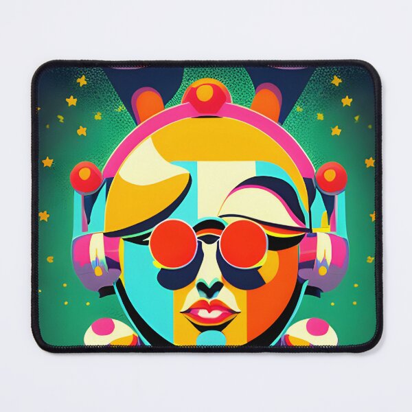 Item preview, Colorful Space Person Pop Art designed and sold by Angelandspot.