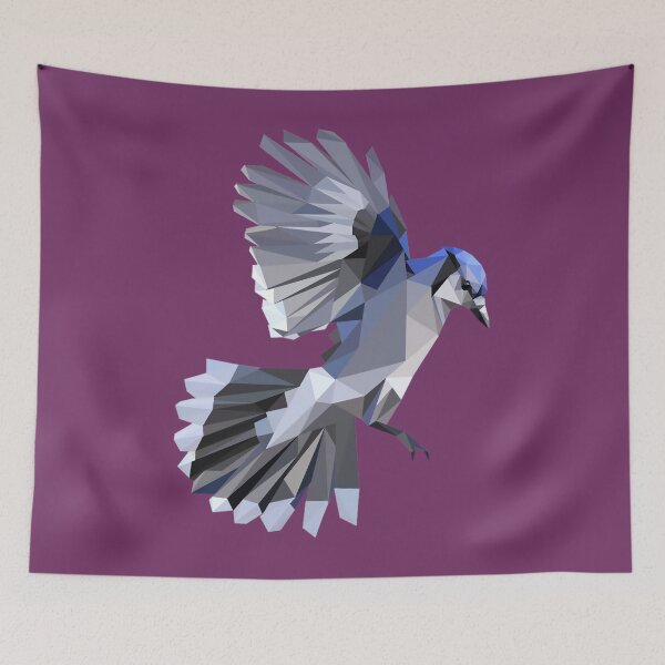Item preview, Geometric Blue Jay  Art Print 	 designed and sold by jootvhwrf24.