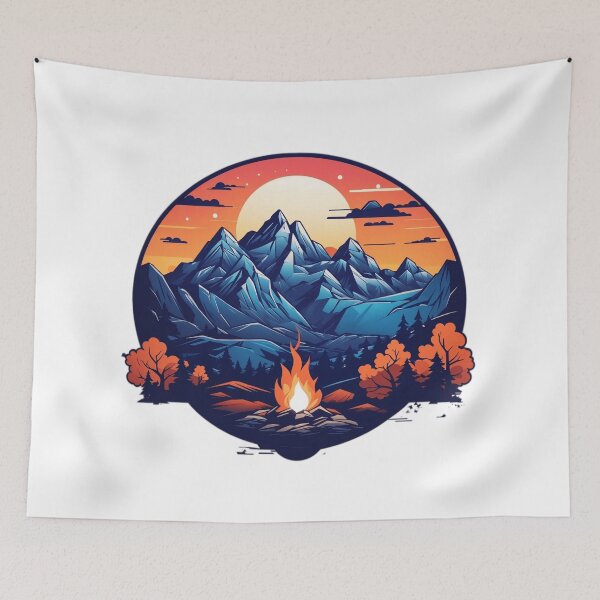 Item preview, Night Peaks designed and sold by PrintifyWorld.