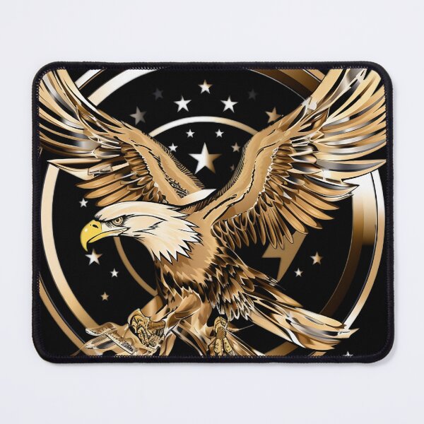Item preview, "Golden Eagle: The Emblem of Greatness" designed and sold by Art-Vortex-fr.