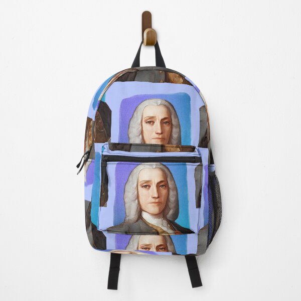 Item preview, Italian Composer Domenico Scarlatti - blue - illustration designed and sold by Litstoy.