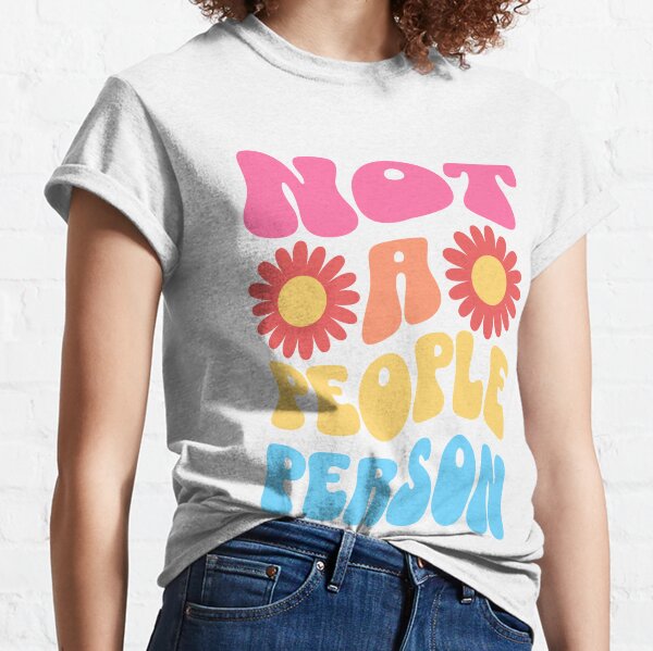 Used to be a People Person Antisocial Women's T Shirt Ladies Tee