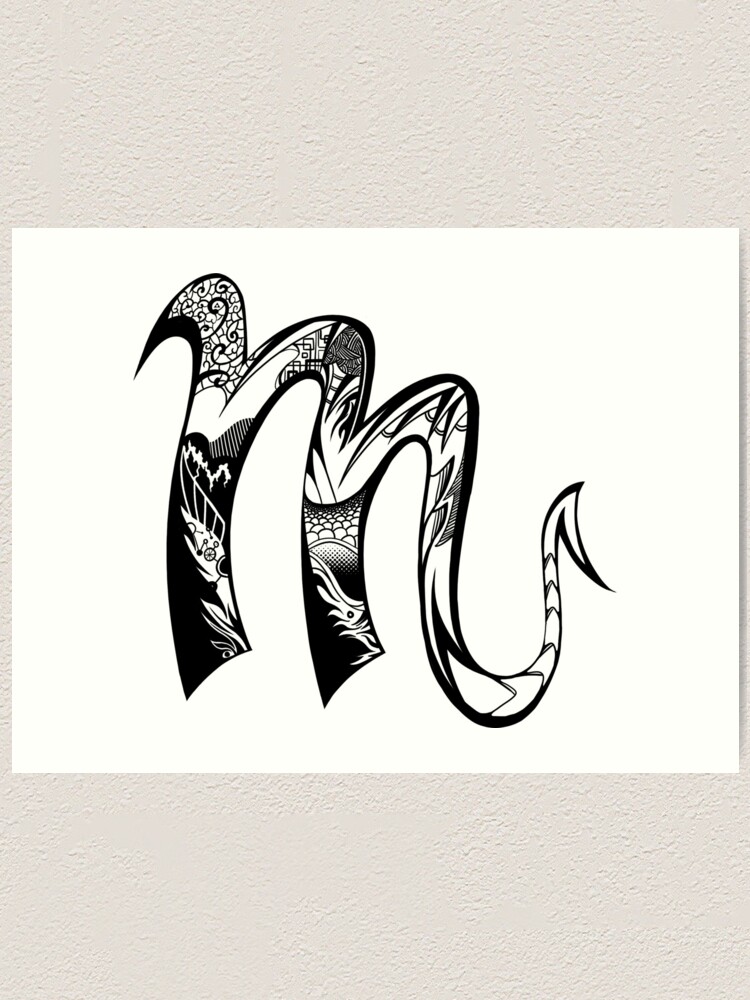 Zodiac Symbol Scorpio | Art Print