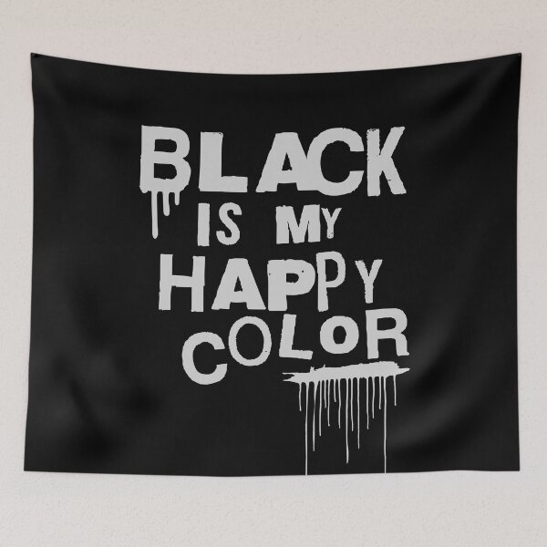 Item preview, Black is my Happy Color, I love Black designed and sold by HaggisVitae.